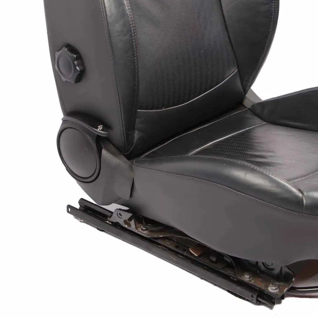 Front Seat MINI R56 R57 LCI Left N/S Side Sport Carbon Black Leather Punch to with Part number 7255519 Front Seat MINI R56 R57 LCI Left N/S Side Sport Carbon Black Leather Punch - SKU rhd-7255519-2 - Part number 7255519