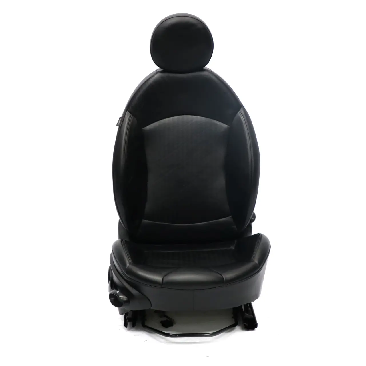 Sedile anteriore MINI R56 LCI destro riscaldato Pelle nera carbonio Punch