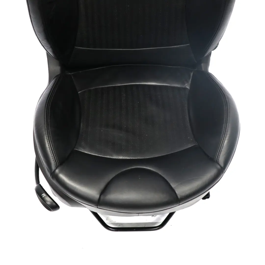 MINI R56 LCI Fotel Prawy Przód Skóra Czarna Grzany - SKU 7255520-1 - Numer Części 7255520