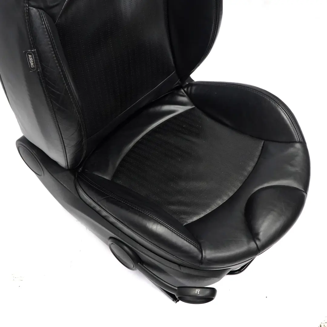 Sedile anteriore Mini Cooper R55 R56 R57 Lato destro Sport Pelle Nero Carbonio per con numero di parte 7255520 Sedile anteriore Mini Cooper R55 R56 R57 Lato destro Sport Pelle Nero Carbonio - SKU 7255520-5 - Numero di parte 7255520