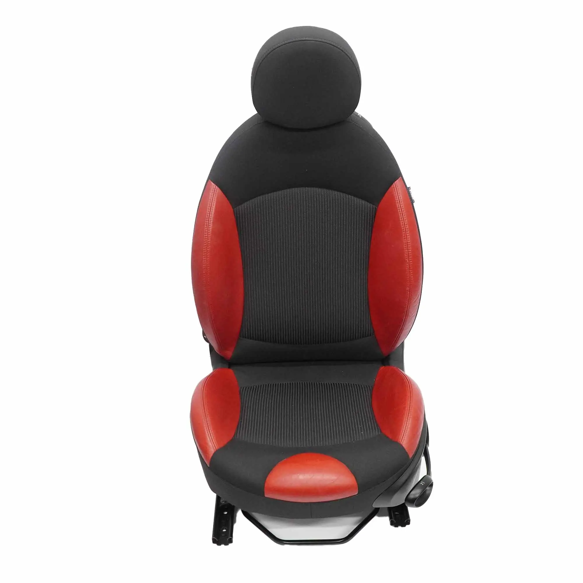 Mini R56 R57 LCI Chauffage Siege Sport avant Gauche Reste Tissu/Cuir Rouge