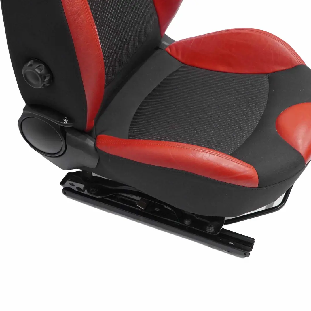 Mini Cooper R56 R57 Heizung Sportsitz Sitz Vorne Links Lehne Stoff / Leder Rot - SKU 7255589-1 - Teilenummer 7255589