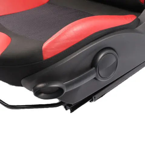  Front Seat Mini R55 R56 LCI Sport Cloth Fabric Red Leather Left N/S Heated - SKU 7255589-2 - Part number 7255589