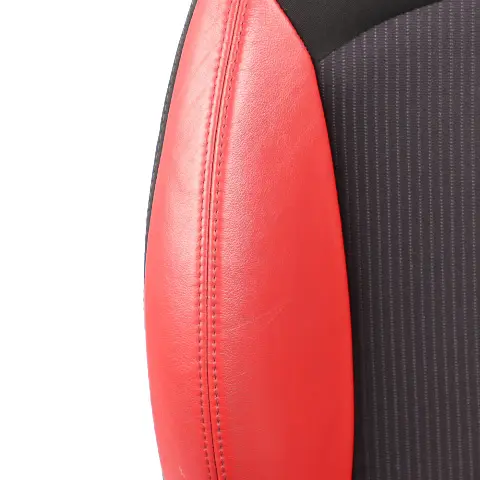 Front Seat Mini R55 R56 LCI Sport Cloth Fabric Red Leather Left N/S Heated to with Part number 7255589 Front Seat Mini R55 R56 LCI Sport Cloth Fabric Red Leather Left N/S Heated - SKU 7255589-2 - Part number 7255589
