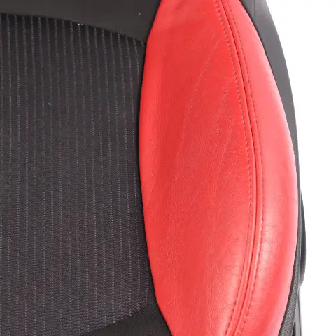  Front Seat Mini R55 R56 LCI Sport Cloth Fabric Red Leather Left N/S Heated - SKU 7255589-2 - Part number 7255589