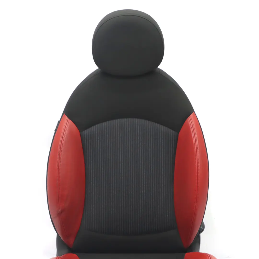  Sedile anteriore Mini R55 R56 Sport Tessuto Rosso Pelle Destra Riscaldato - SKU 7255590-1 - Numero di parte 7255590
