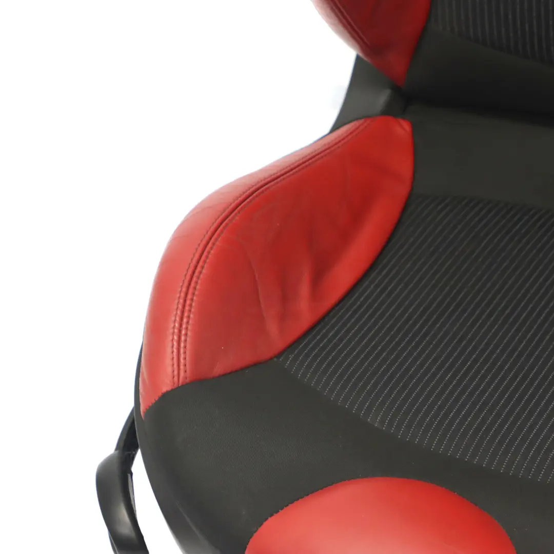  Front Seat Mini R55 R56 LCI Sport Cloth Fabric Red Leather Right O/S Heated - SKU 7255590-1 - Part number 7255590