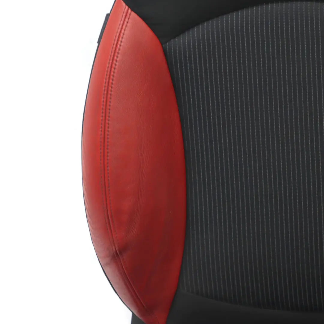  Front Seat Mini R55 R56 LCI Sport Cloth Fabric Red Leather Right O/S Heated - SKU 7255590-1 - Part number 7255590
