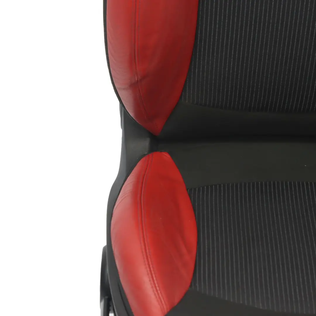  Front Seat Mini R55 R56 LCI Sport Cloth Fabric Red Leather Right O/S Heated - SKU 7255590-1 - Part number 7255590