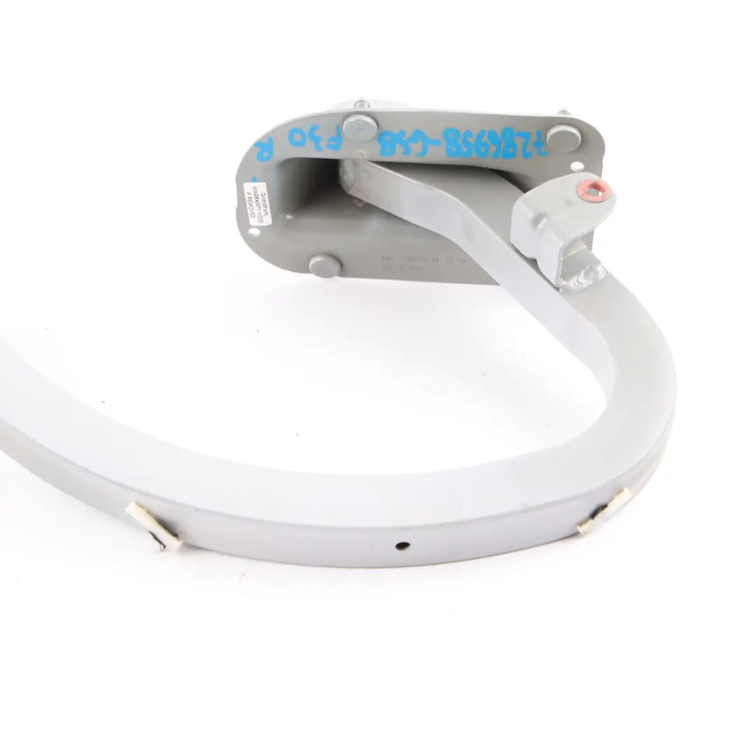 Derecha Tapa maletero Bota Portón trasero Bisagra Brazo Glaciar Plata para BMW F30 con número de pieza 7255638 BMW F30 Derecha Tapa maletero Bota Portón trasero Bisagra Brazo Glaciar Plata - SKU 7255638-GSB - Número de pieza 7255638