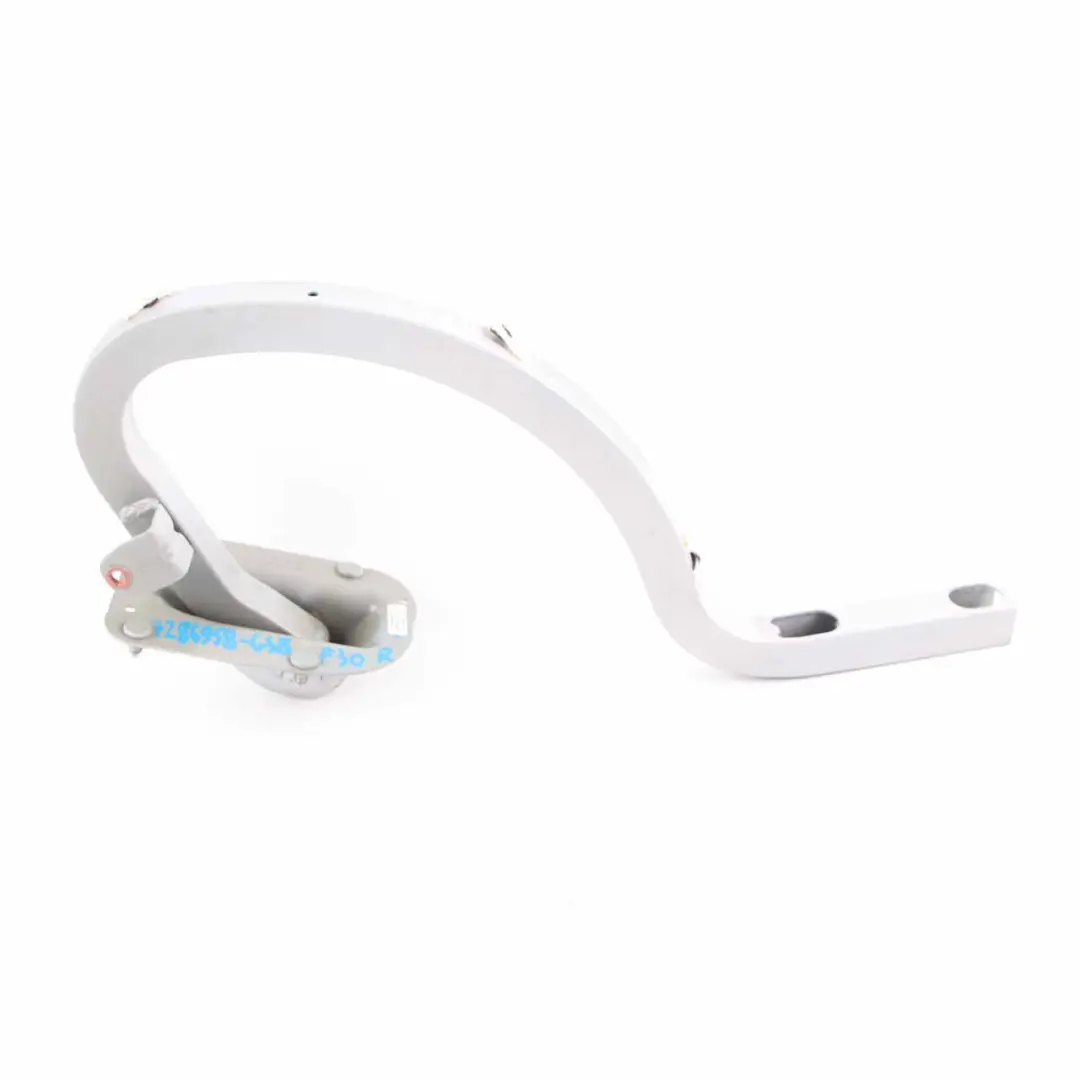 Right O/S Trunk Lid Boot Tailgate Hinge Arm Glacier Silver Metallic A83 to BMW F30 with Part number 7255638 BMW F30 Right O/S Trunk Lid Boot Tailgate Hinge Arm Glacier Silver Metallic A83 - SKU 7255638-GSB - Part number 7255638