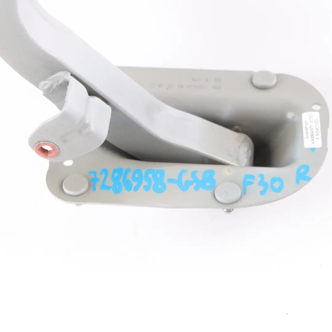 Destra bagagliaio Portellone posteriore Braccio Ghiacciaio Argento per BMW F30 con numero di parte 7255638 BMW F30 Destra bagagliaio Portellone posteriore Braccio Ghiacciaio Argento - SKU 7255638-GSB - Numero di parte 7255638