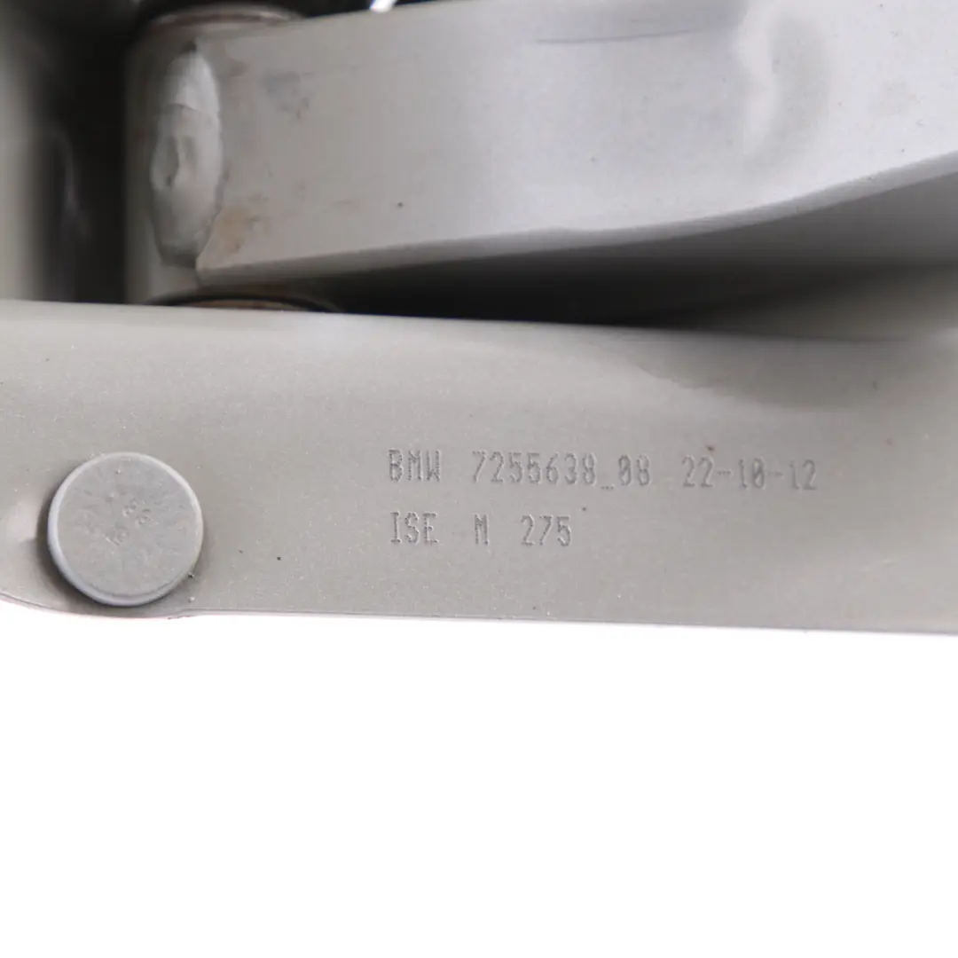 BMW F30 Right O/S Trunk Lid Boot Tailgate Hinge Arm Glacier Silver Metallic A83 - SKU 7255638-GSB - Part number 7255638