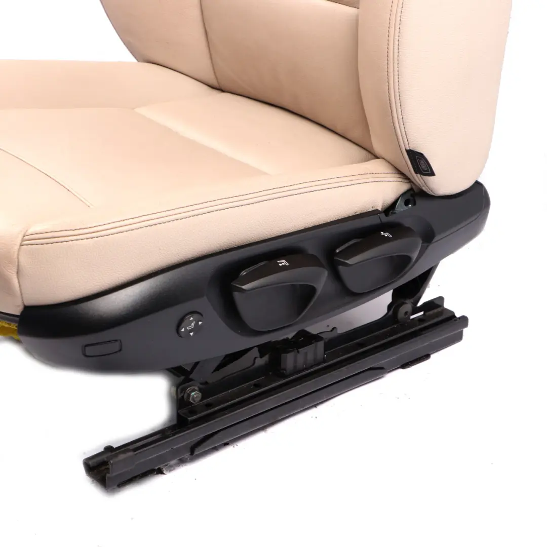 Front Seat BMW X3 F25 Left N/S Heated Interior Leather Nevada Oyster  - SKU 7255663-1 - Part number 7255663