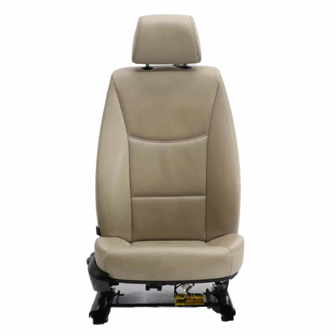 Fotel Przedni Lewy Skóra Nevada Beżowa do BMW X3 F25 o numerze 7255664 BMW X3 F25 Fotel Przedni Lewy Skóra Nevada Beżowa - SKU 7255664-1 - Numer Części 7255664