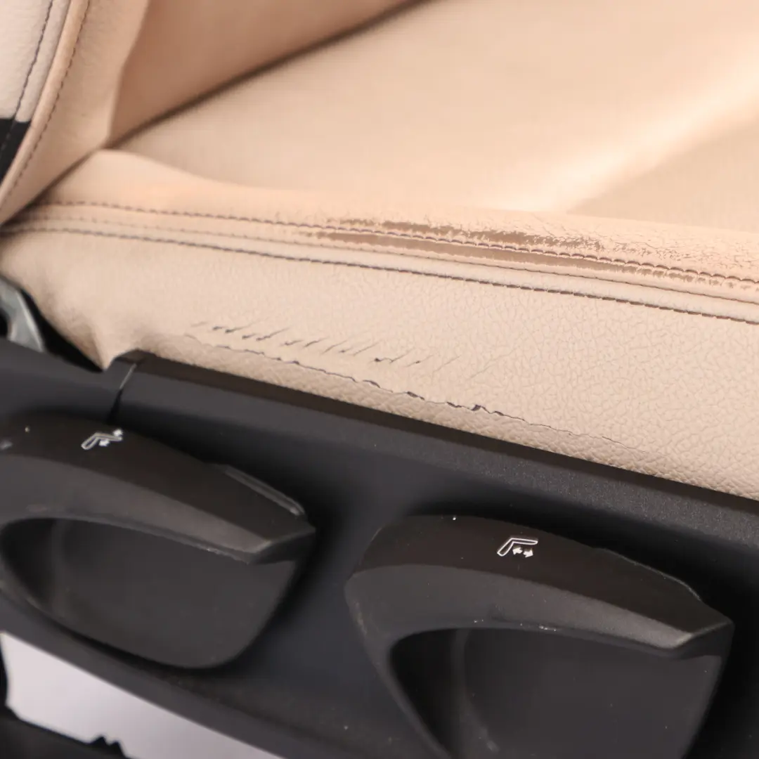 Front Seat BMW X3 F25 X4 F26 Right O/S Heated Interior Leather Nevada Oyster to with Part number 7255664 Front Seat BMW X3 F25 X4 F26 Right O/S Heated Interior Leather Nevada Oyster - SKU 7255664-2 - Part number 7255664