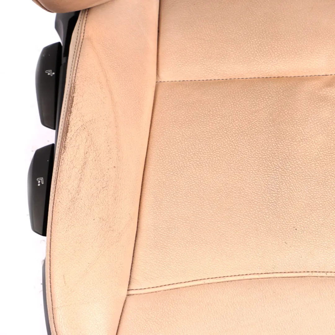  Front Seat BMW X3 F25 X4 F26 Right O/S Heated Interior Leather Nevada Oyster - SKU 7255664-2 - Part number 7255664