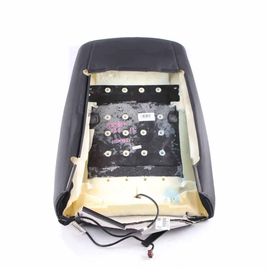 BMW X3 F25 Seat Cover Sport Heated Front Left N/S Backrest Leather Black - SKU 7255677 - Part number 7255677