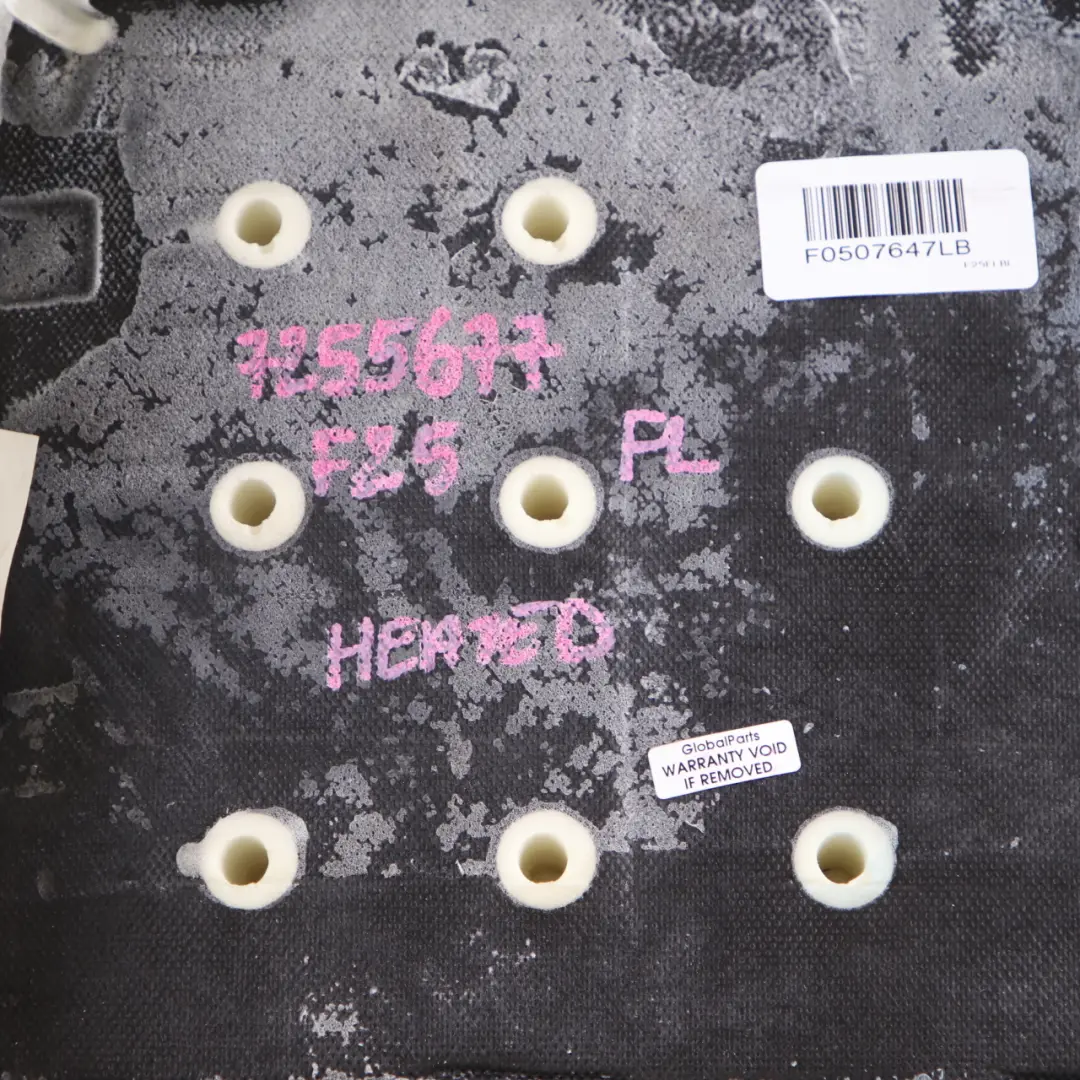 Housse siège sport chauffante avant gauche dossier cuir noir pour BMW X3 F25 à propos du numéro de pièce 7255677 BMW X3 F25 Housse siège sport chauffante avant gauche dossier cuir noir - SKU 7255677 - Numéro de pièce 7255677