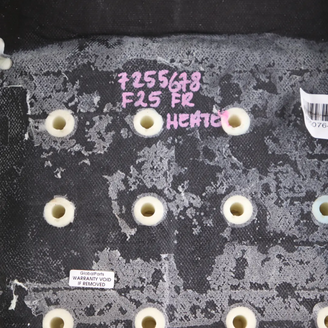 BMW X3 F25 Oparcie Fotela Przód Prawe Grzane Skóra - SKU 7255678 - Numer Części 7255678