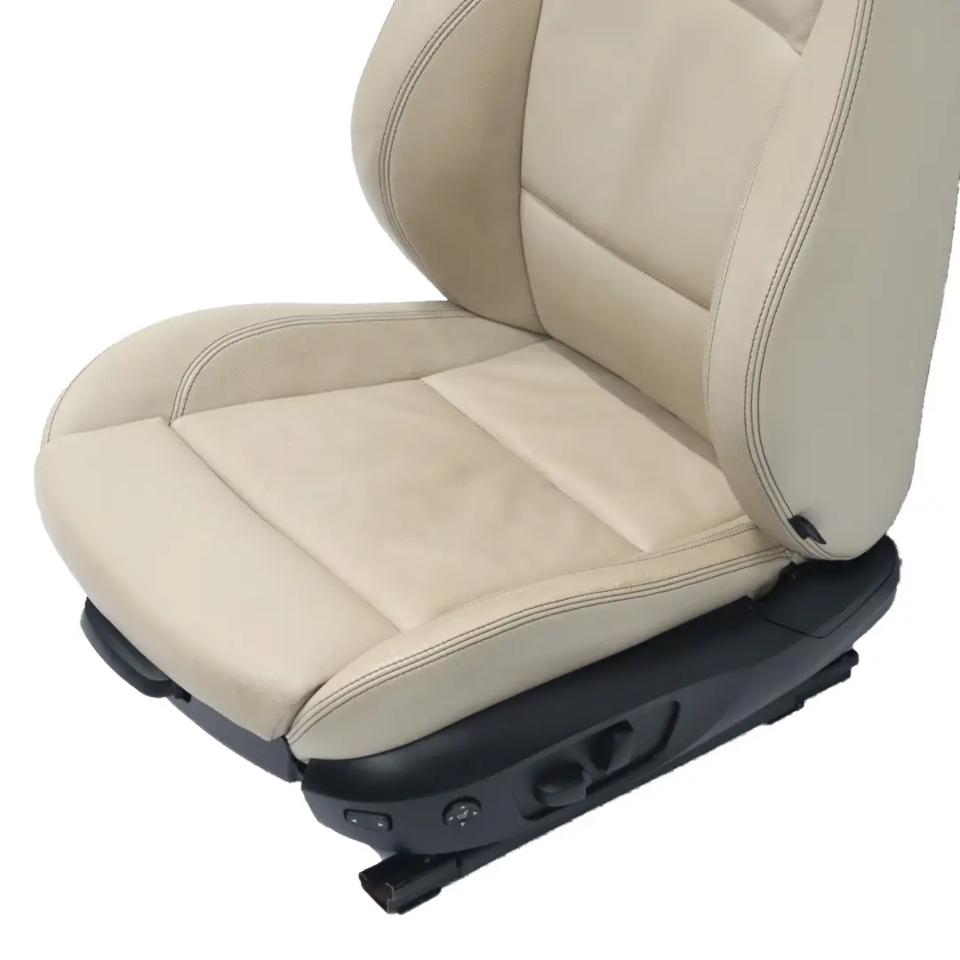 Front Left N/S Seat Cover Sport Heated Leather Oyster Memory Lumbar to BMW X3 F25 with Part number 7255685 BMW X3 F25 Front Left N/S Seat Cover Sport Heated Leather Oyster Memory Lumbar - SKU rhd-7255685-1 - Part number 7255685
