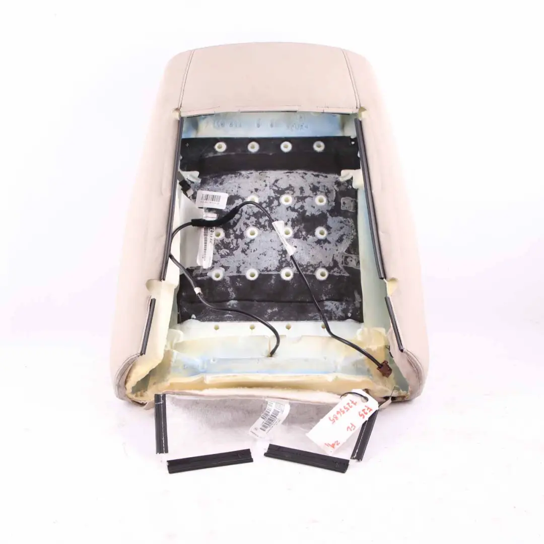 BMW X3 F25 Seat Cover Sport Heated Front Left N/S Backrest Leather Oyster - SKU 7255685 - Part number 7255685