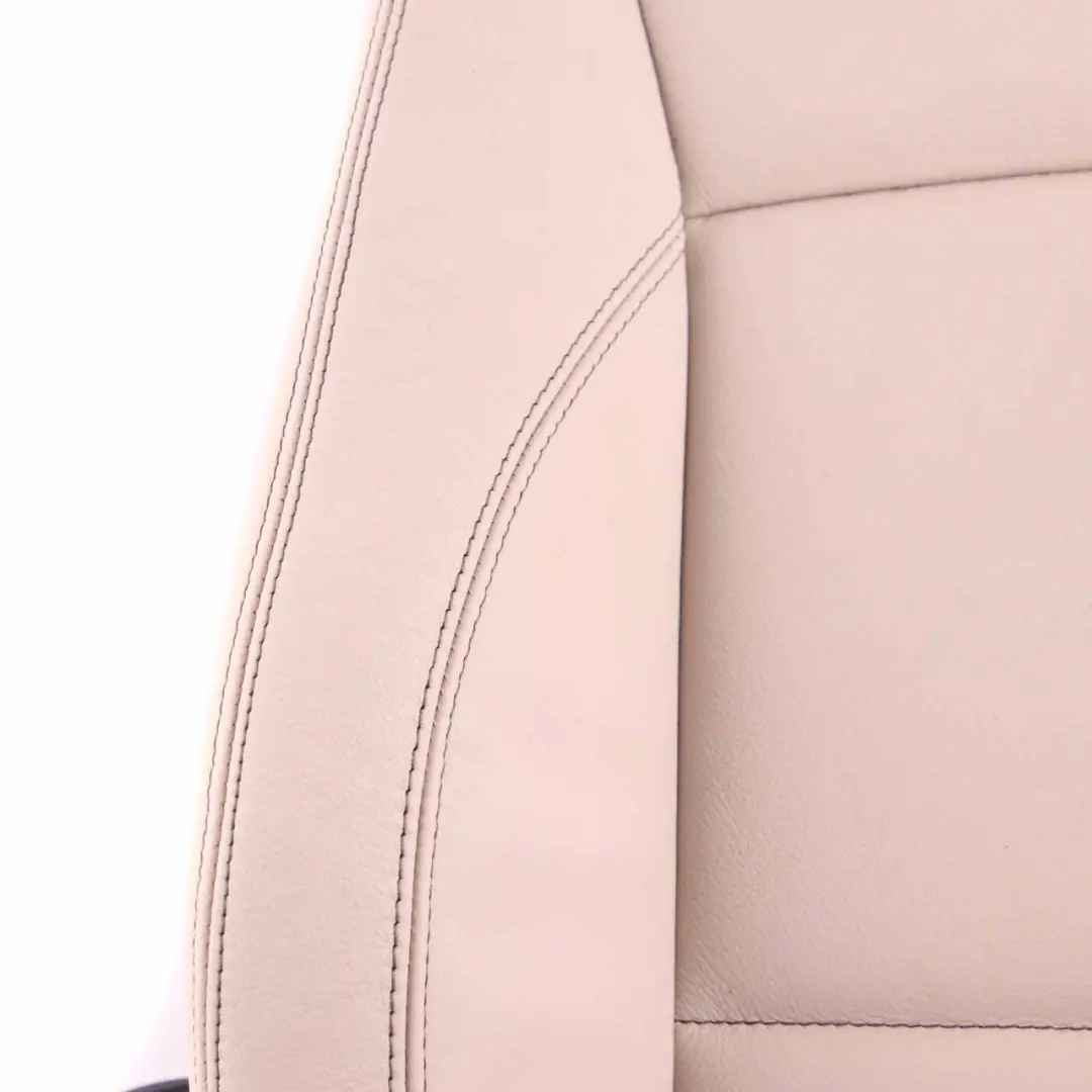 Heated Front Left N/S Backrest Leather Oyster to BMW X3 F25 Seat Cover Sport with Part number 7255685 BMW X3 F25 Seat Cover Sport Heated Front Left N/S Backrest Leather Oyster - SKU 7255685 - Part number 7255685