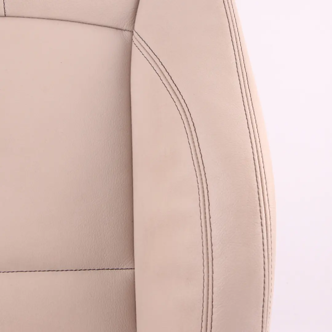 BMW X3 F25 Seat Cover Sport Heated Front Right O/S Backrest Leather Oyster - SKU 7255686 - Part number 7255686