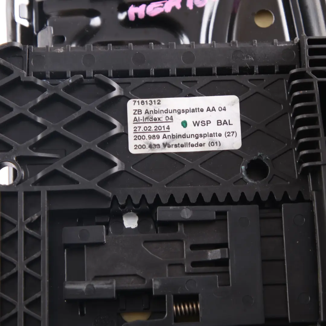 Oberschenkel Auflage Sport Vordersitz Verkleidung für BMW X3 F25 X4 F26 mit Teilenummer 7255699 BMW X3 F25 X4 F26 Oberschenkel Auflage Sport Vordersitz Verkleidung - SKU 7255699 - Teilenummer 7255699