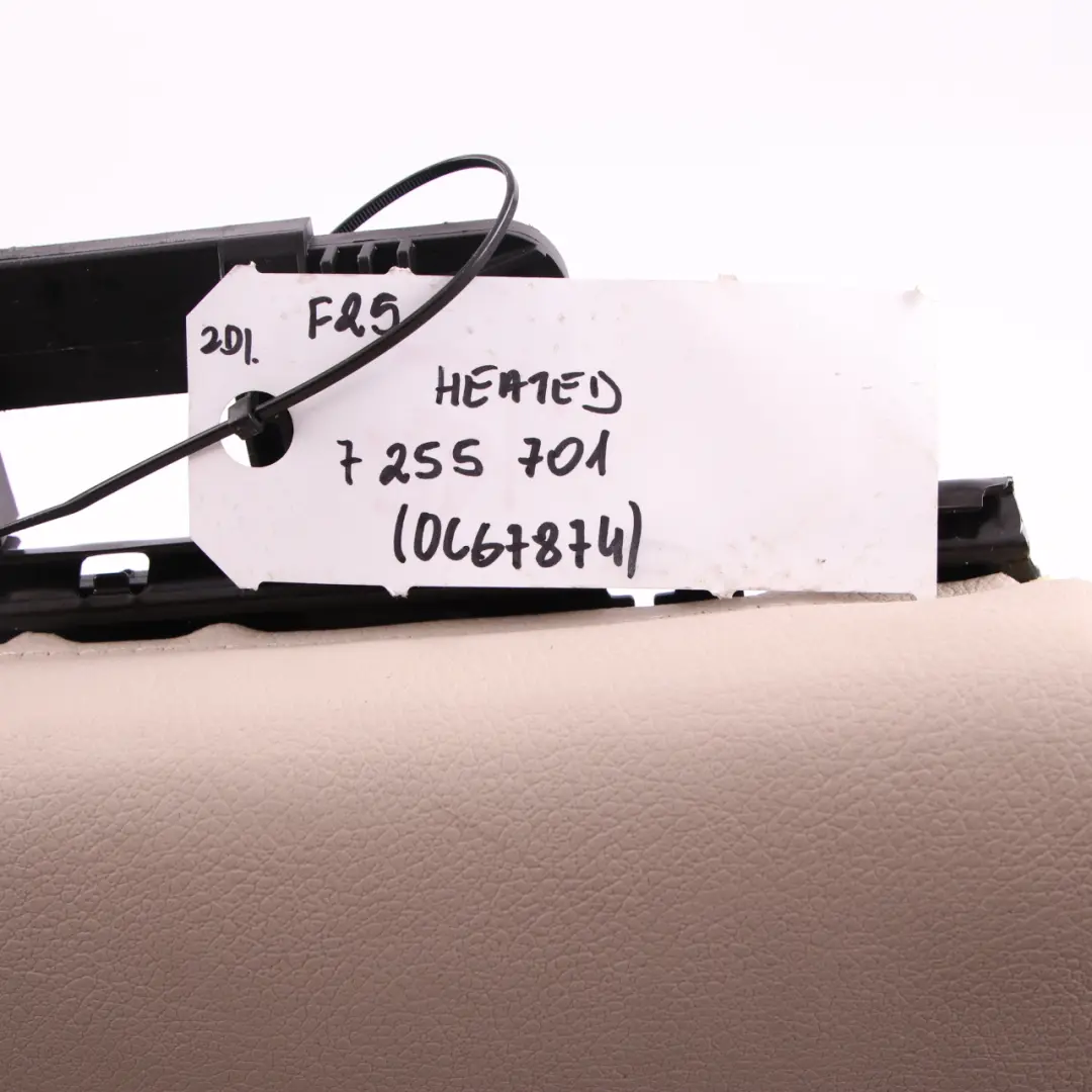 Support Front Thigh Carrier Cover Leather Oyster to BMW X3 F25 Sport Seat with Part number 7255701 BMW X3 F25 Sport Seat Support Front Thigh Carrier Cover Leather Oyster - SKU 7255701 - Part number 7255701