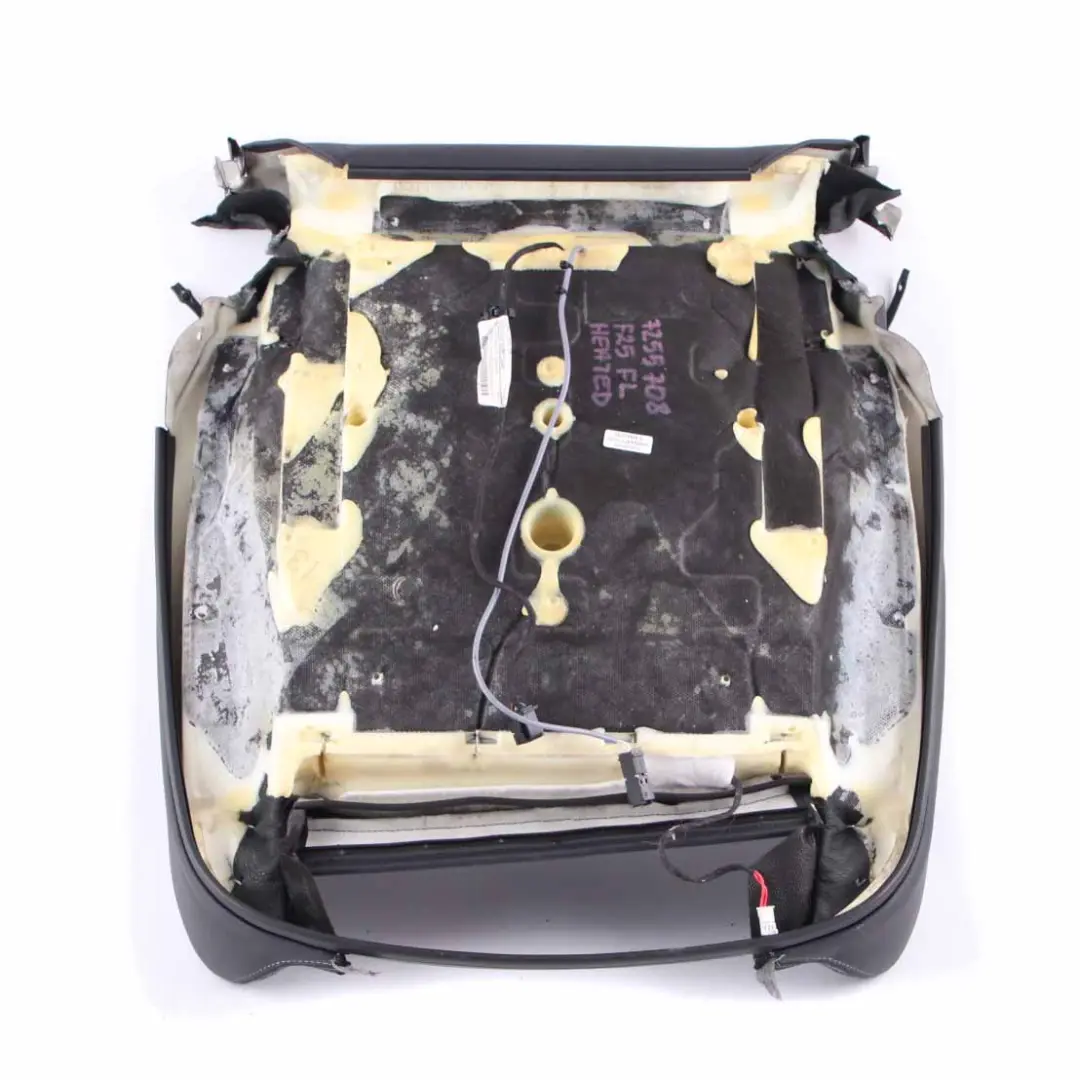 Heated Passenger's Seat Leather Nevada Black to BMW X3 F25 Seat Cover Sport with Part number 7255708 BMW X3 F25 Seat Cover Sport Heated Passenger's Seat Leather Nevada Black - SKU 7255708 - Part number 7255708