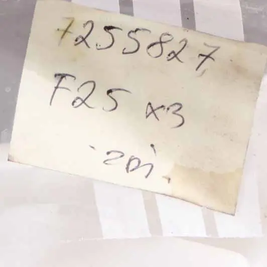 Windschutzscheibenwaschanlage Flasche Flüssigkeitsbehälter für BMW X3 F25 mit Teilenummer 7255827 BMW X3 F25 Windschutzscheibenwaschanlage Flasche Flüssigkeitsbehälter - SKU 7255827 - Teilenummer 7255827