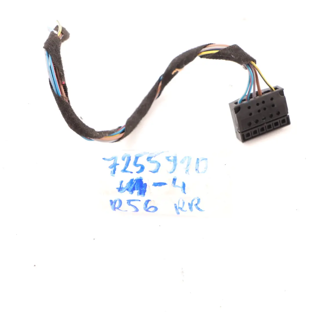 Lamp Mini R56 R57 LCI Tail Light Right Side O/S Plug Socket Wiring 6984754 to Rear with Part number 7255910 Rear Lamp Mini R56 R57 LCI Tail Light Right Side O/S Plug Socket Wiring 6984754 - SKU 7255910-4 - Part number 7255910