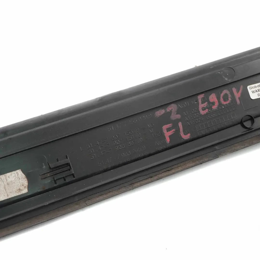  Cache Entrée BMW E90 E91 LCI Porte Avant Gauche Joint Seuil Edition - SKU 7255929 - Numéro de pièce 7255929