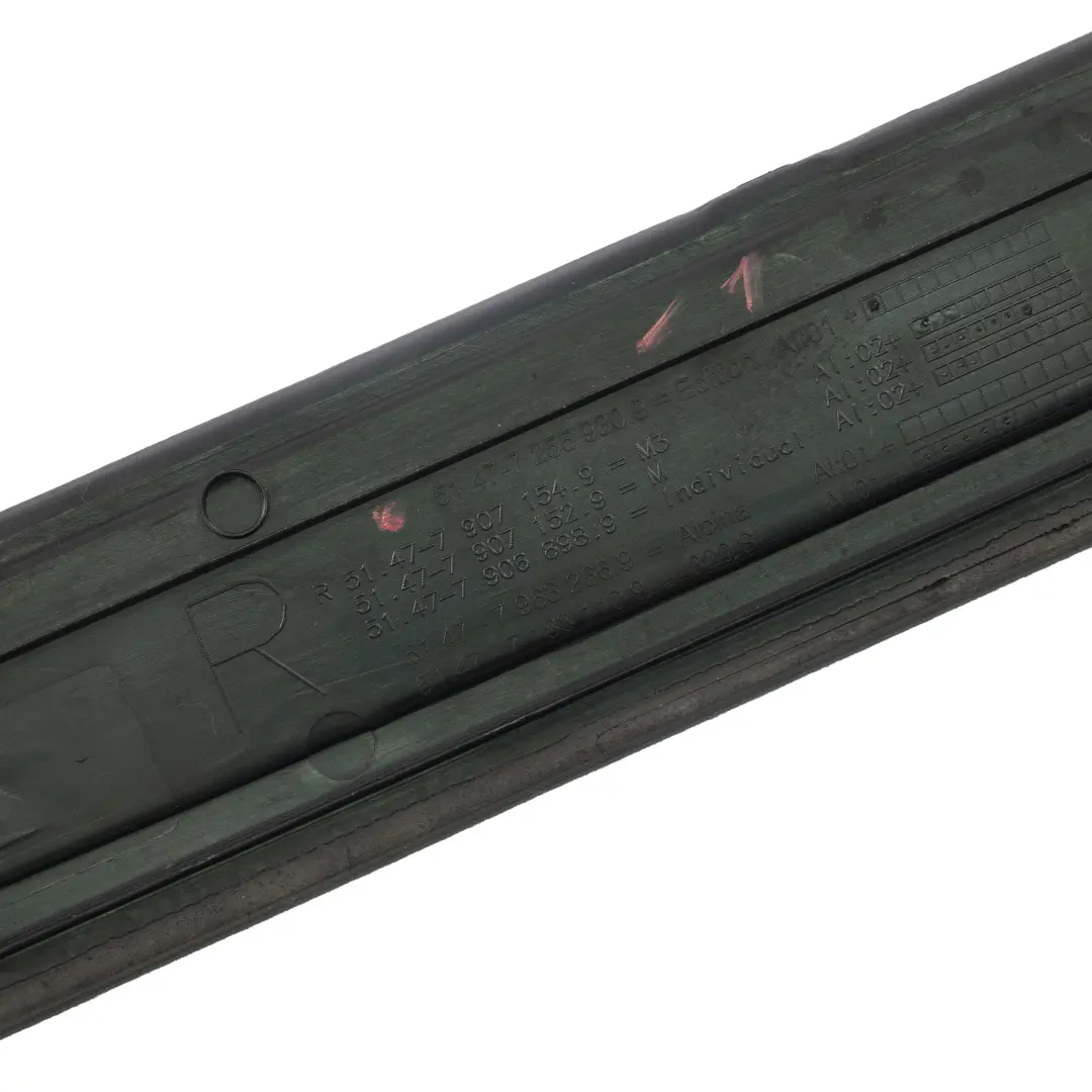 BMW E90 E91 LCI Eingangsabdeckung Blende Einstieg Leiste Vorn Rechts - SKU 7255930-1 - Teilenummer 7255930