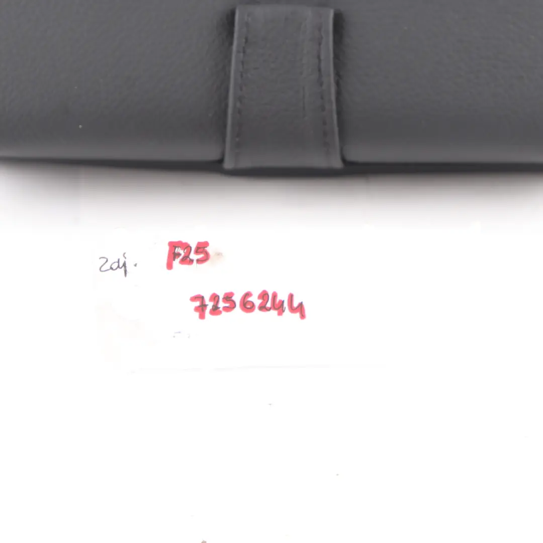 BMW X3 F25 Podłokietnik Tylny Czarny Skóra - SKU 7256244 - Numer Części 7256244