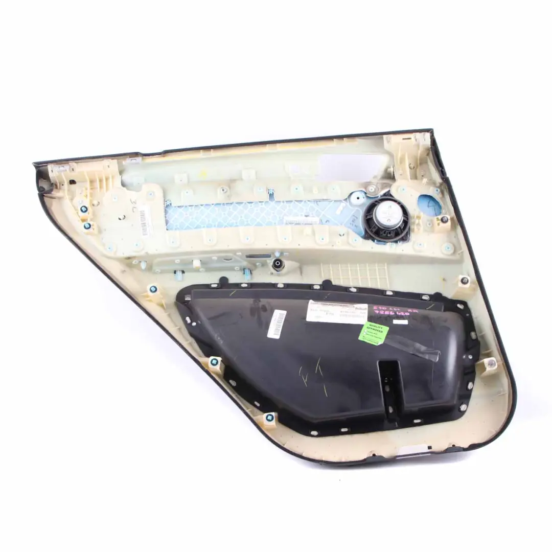 Door Card BMW X5 E70 LCI Rear Right O/S Trim Lining Cover Leather Nevada Oyster to with Part number 7256420 Door Card BMW X5 E70 LCI Rear Right O/S Trim Lining Cover Leather Nevada Oyster - SKU 7256420 - Part number 7256420