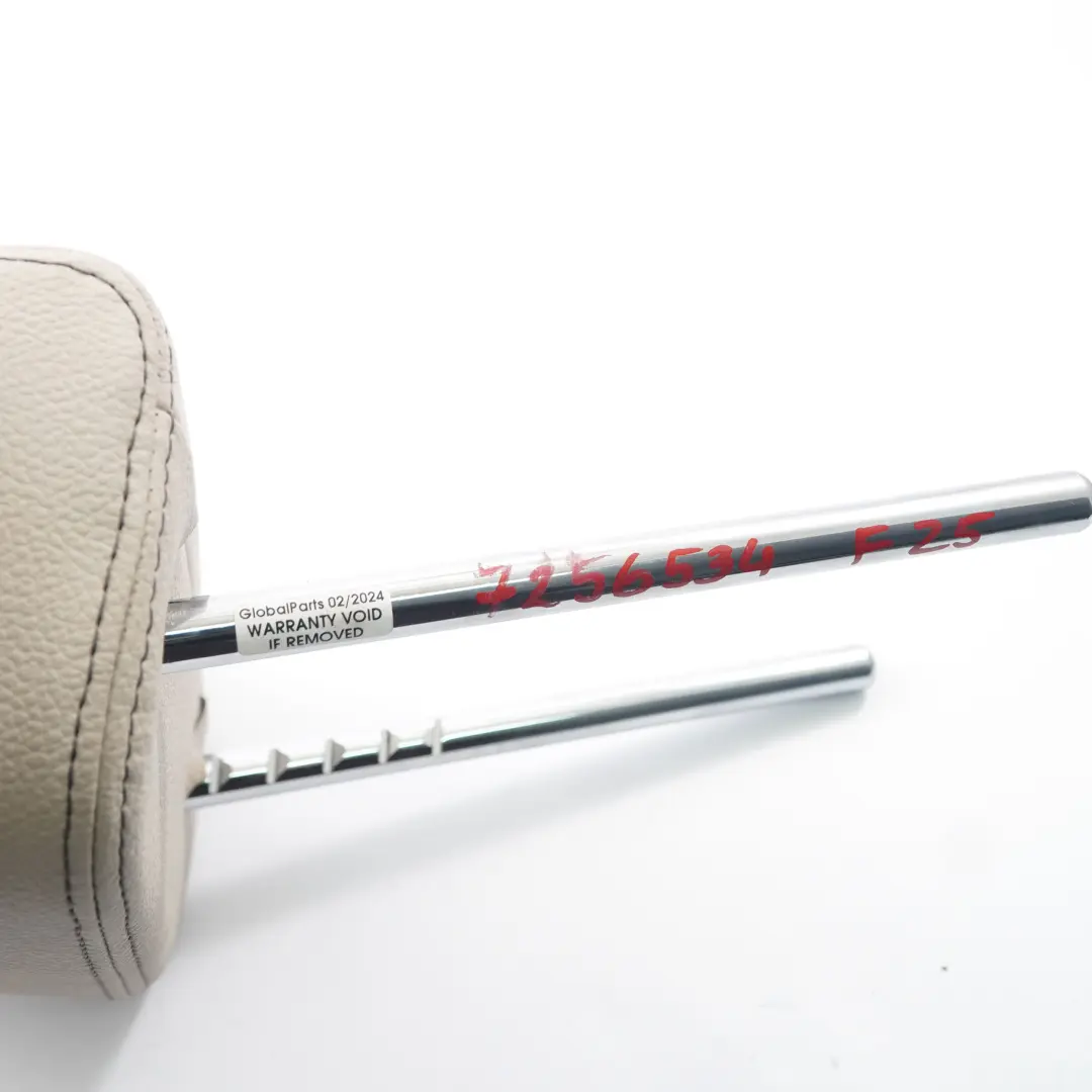 BMW X3 F25 Siège Appui-tête Arrière Gauche Droite Dossier Appui-tête Cuir - SKU 7256534 - Numéro de pièce 7256534