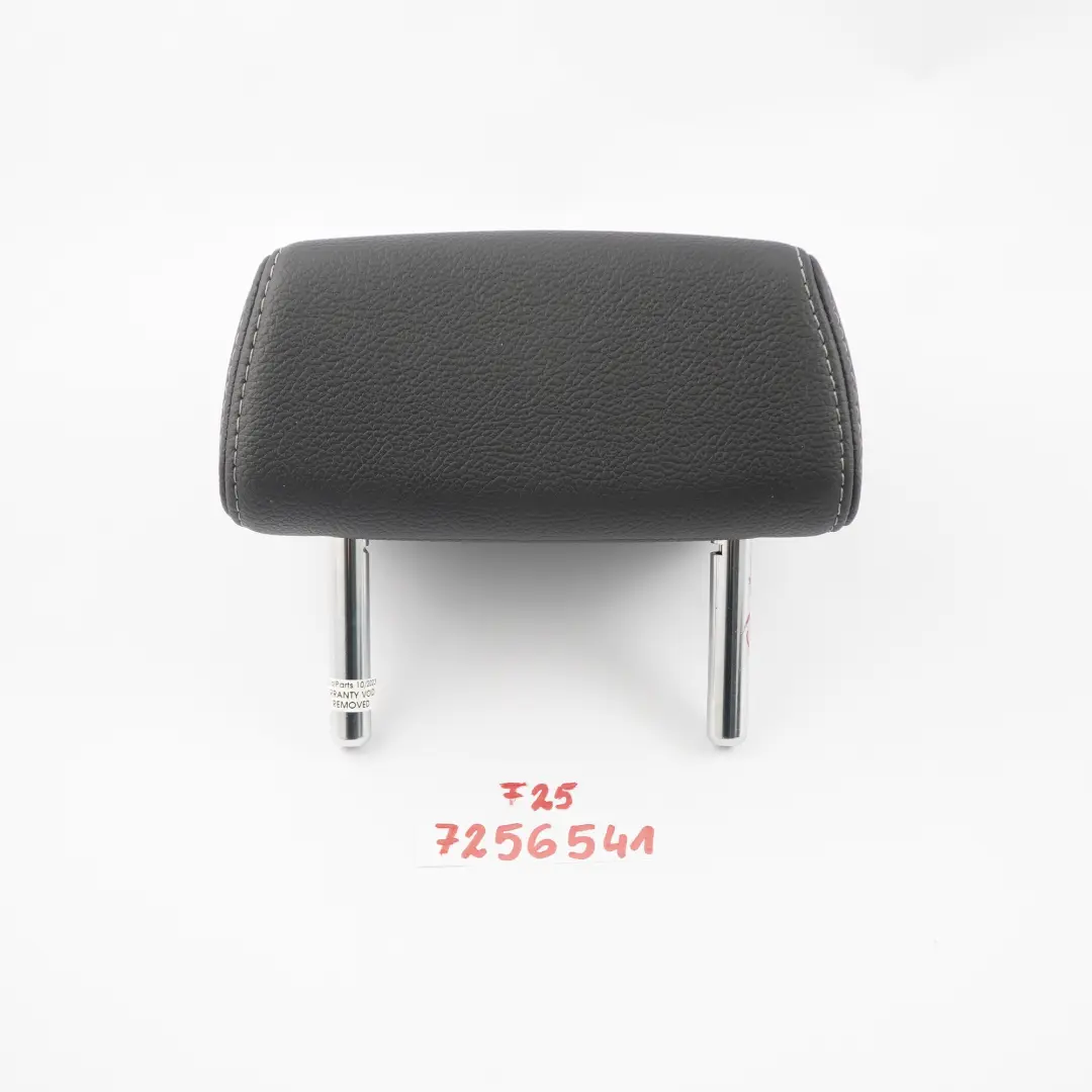 BMW X3 F25 Seat Headrest Rear Backrest Middle Head Rest Black Leather - SKU 7256541 - Part number 7256541