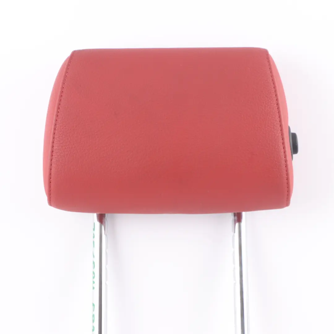 Headrest BMW E81 E82 E87 Left Right N/O/S Leather Boston Coral Red to Rear Seat with Part number 7256594 Rear Seat Headrest BMW E81 E82 E87 Left Right N/O/S Leather Boston Coral Red - SKU 7256594 - Part number 7256594