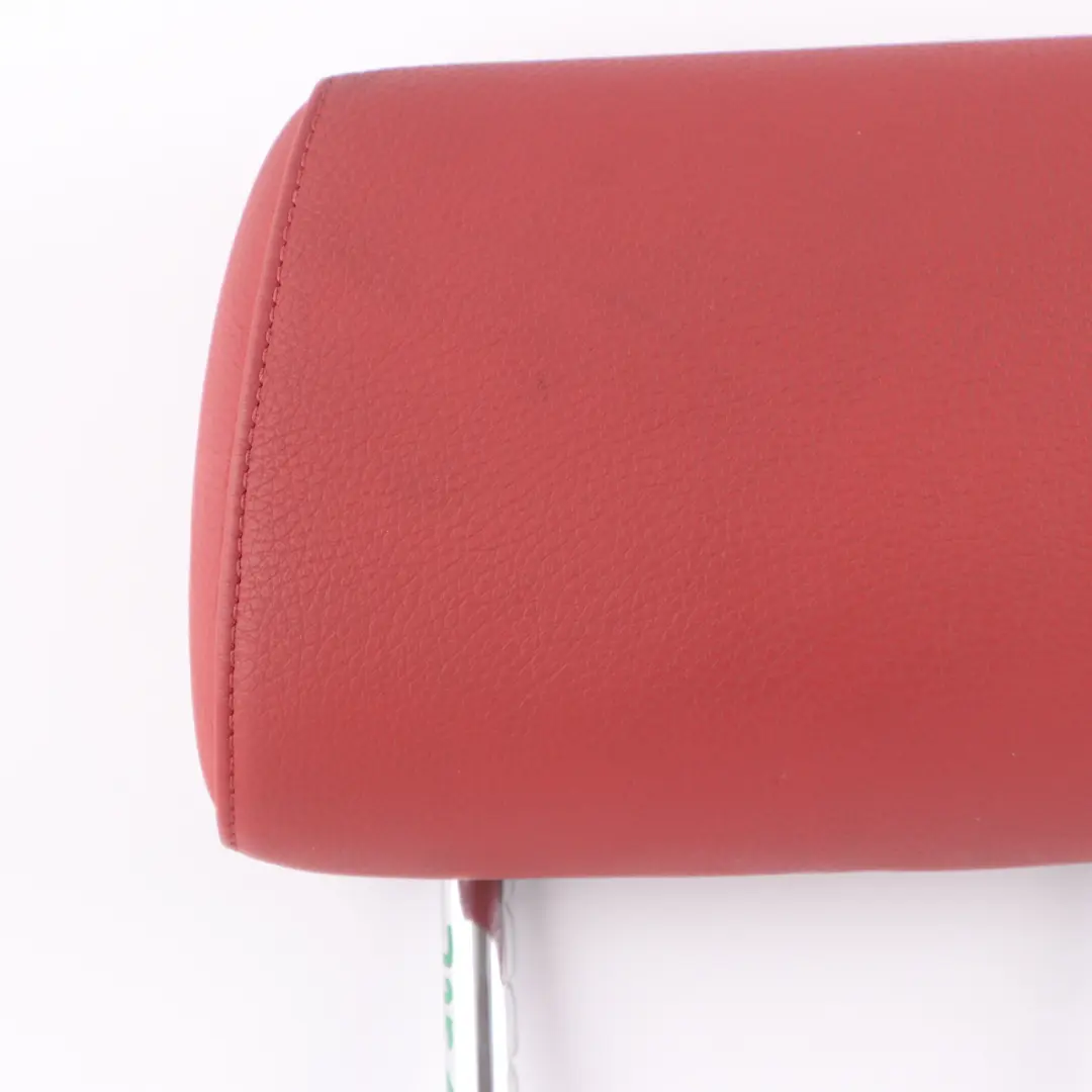 Headrest BMW E81 E82 E87 Left Right N/O/S Leather Boston Coral Red to Rear Seat with Part number 7256594 Rear Seat Headrest BMW E81 E82 E87 Left Right N/O/S Leather Boston Coral Red - SKU 7256594 - Part number 7256594