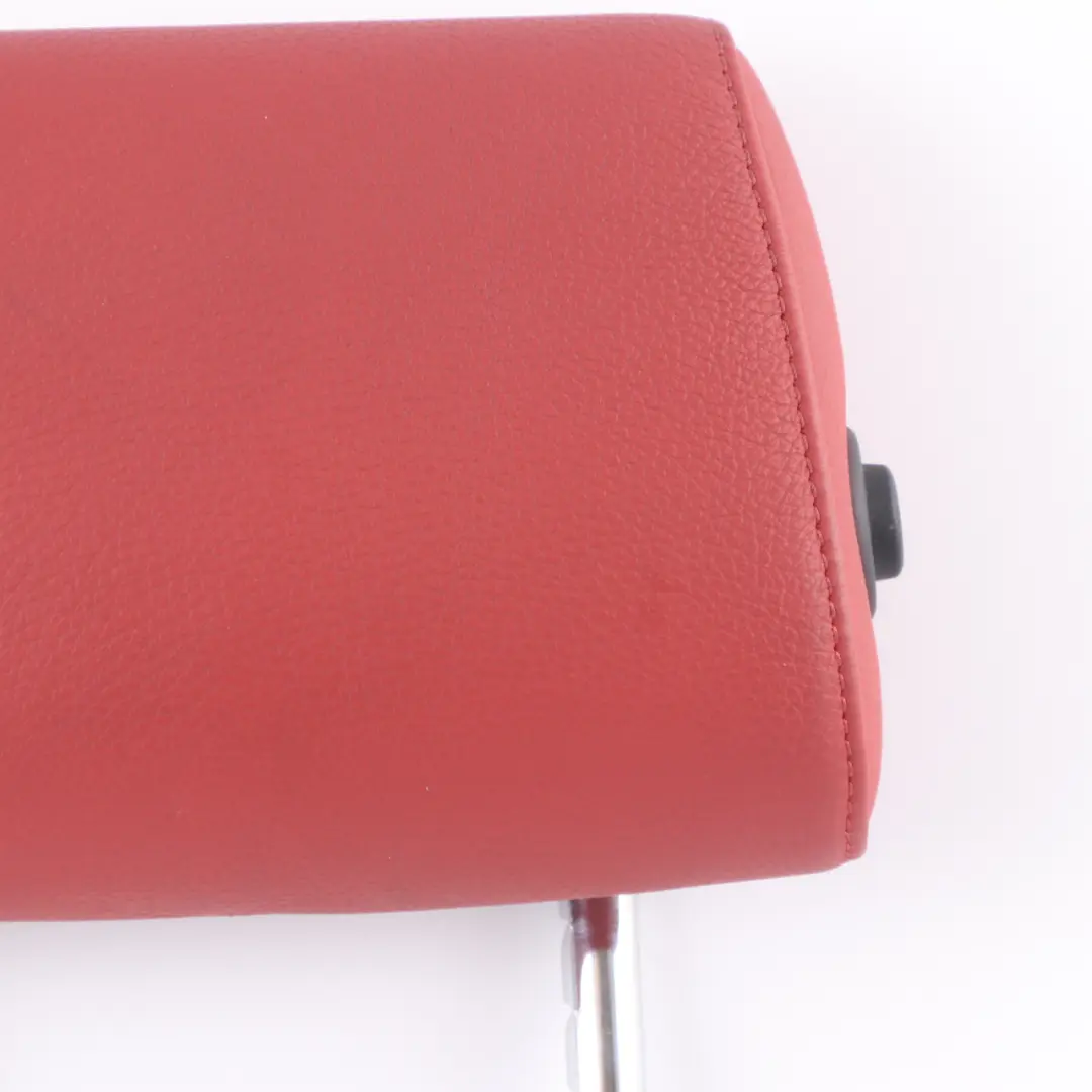 Headrest BMW E81 E82 E87 Left Right N/O/S Leather Boston Coral Red to Rear Seat with Part number 7256594 Rear Seat Headrest BMW E81 E82 E87 Left Right N/O/S Leather Boston Coral Red - SKU 7256594 - Part number 7256594