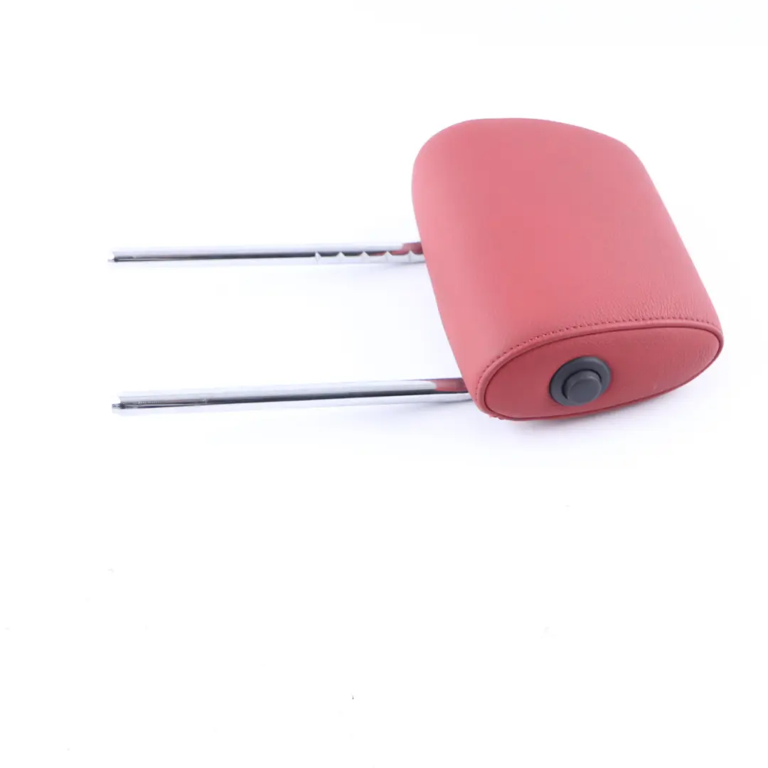 Headrest BMW E81 E82 E87 Left Right N/O/S Leather Boston Coral Red to Rear Seat with Part number 7256594 Rear Seat Headrest BMW E81 E82 E87 Left Right N/O/S Leather Boston Coral Red - SKU 7256594 - Part number 7256594