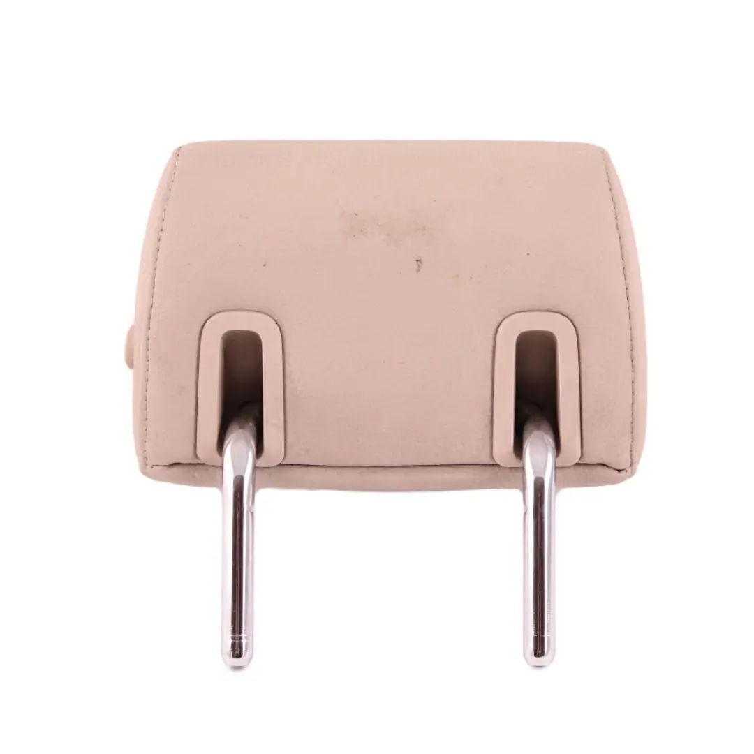 Backrest Middle Folding Headrest Leather Oyster to BMW 3 E90 E91 LCI Rear Seat with Part number 7256602 BMW 3 E90 E91 LCI Rear Seat Backrest Middle Folding Headrest Leather Oyster - SKU 7256602 - Part number 7256602