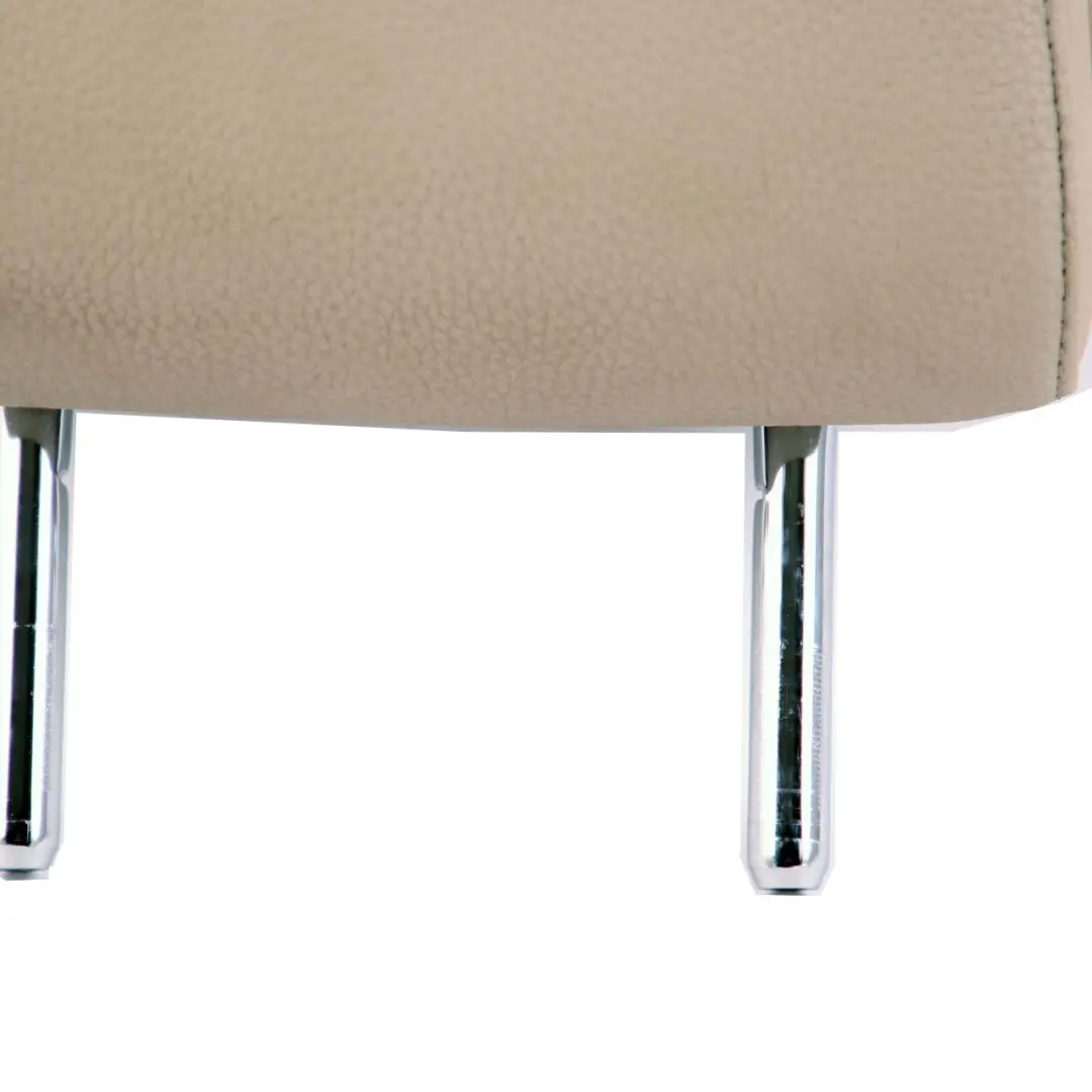 BMW E90 E91 LCI Respaldo Asiento Trasero Reposacabezas Plegable Cuero Oyster - SKU 7256602 - Número de pieza 7256602