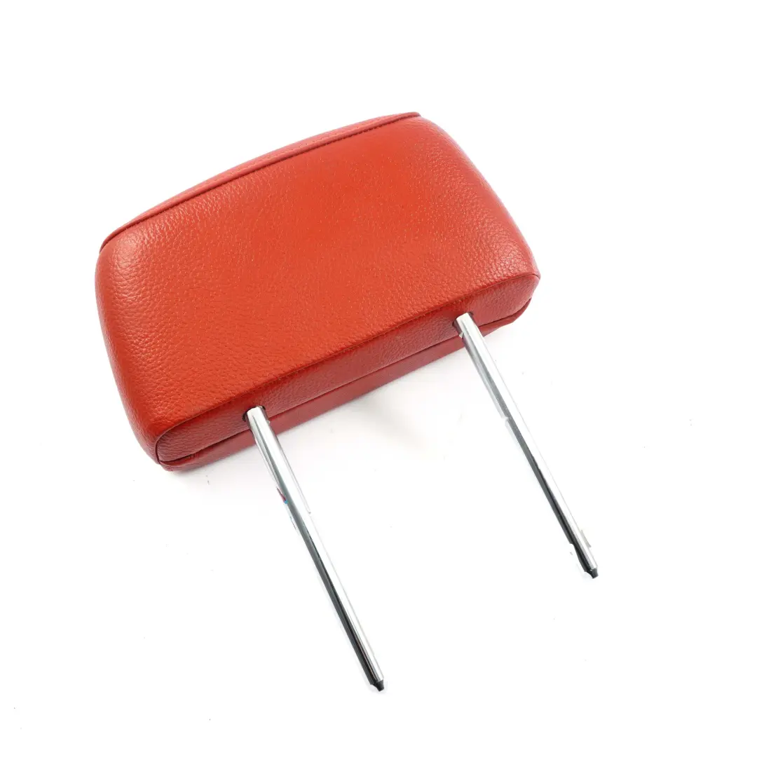 BMW E88 Convertible Rear Seat Left Right N/O/S Headrest Coral Red Leather - SKU 7256614 - Part number 7256614