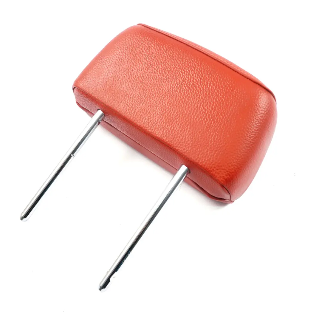 BMW E88 Convertible Rear Seat Left Right N/O/S Headrest Coral Red Leather - SKU 7256614 - Part number 7256614