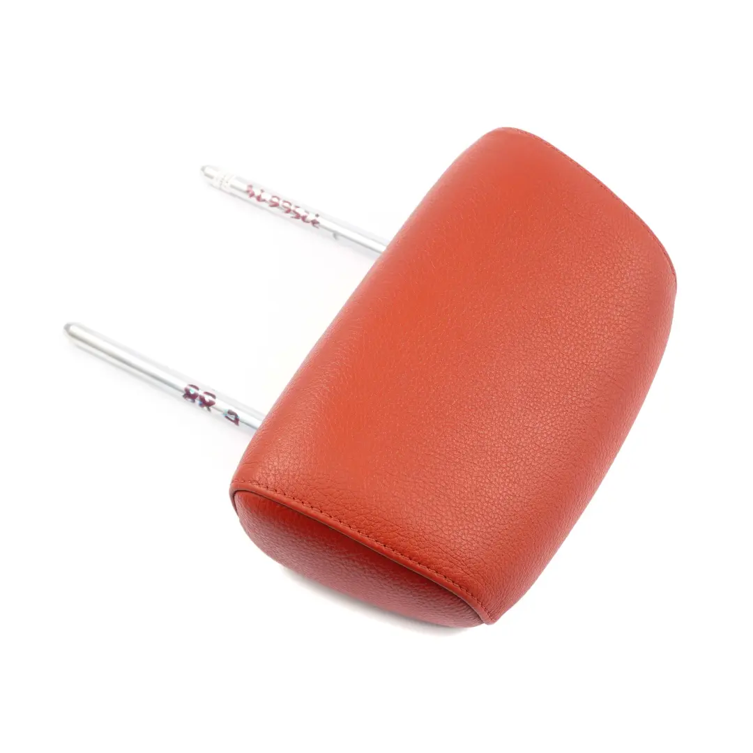 Sedile Posteriore Sinistro Destro Poggiatesta Pelle Rosso Corallo per BMW E88 Cabrio con numero di parte 7256614 BMW E88 Cabrio Sedile Posteriore Sinistro Destro Poggiatesta Pelle Rosso Corallo - SKU 7256614 - Numero di parte 7256614