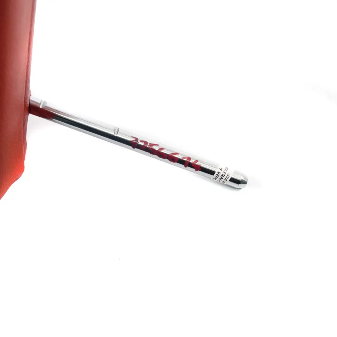 BMW E88 Cabrio Sedile Posteriore Sinistro Destro Poggiatesta Pelle Rosso Corallo - SKU 7256614 - Numero di parte 7256614