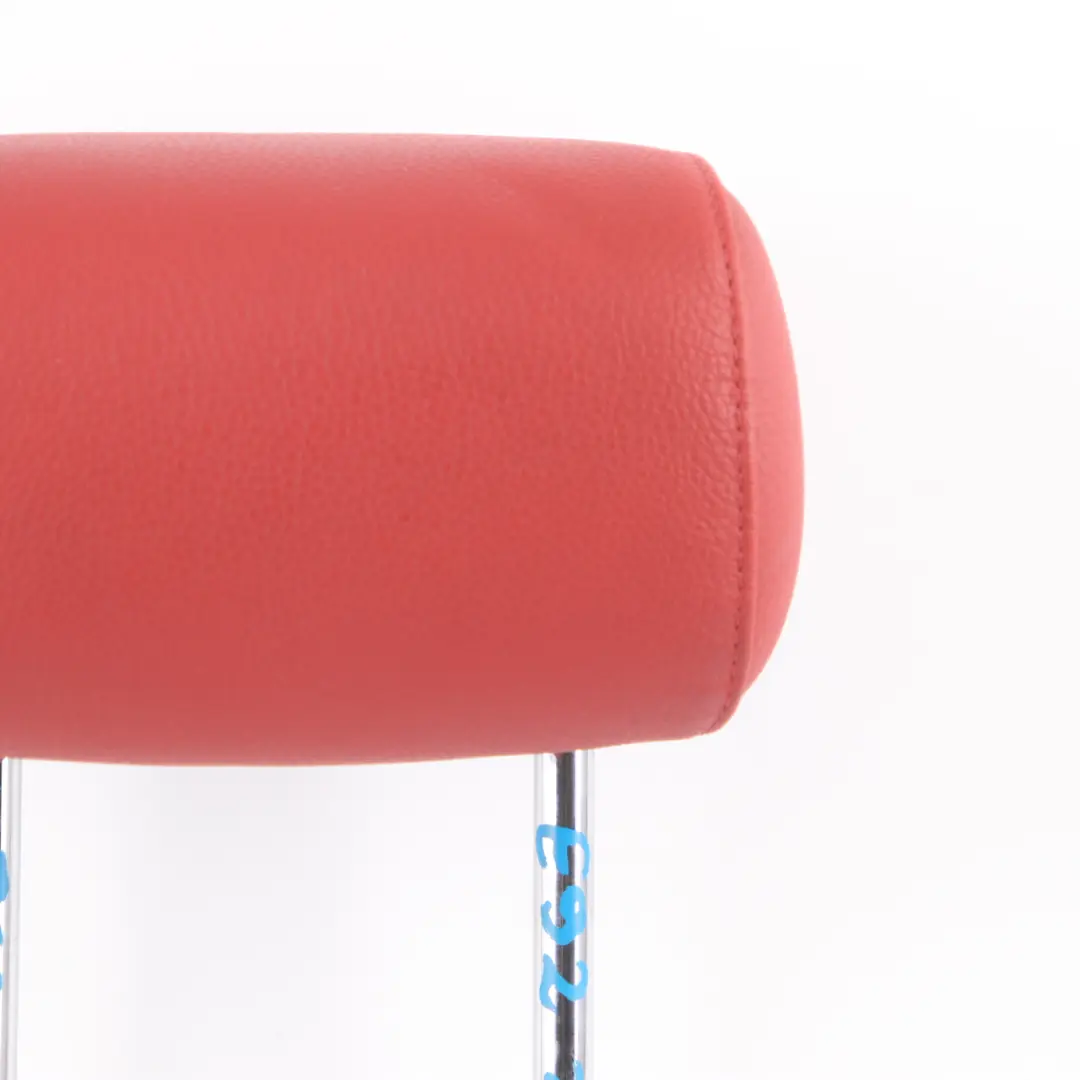 Headrest Rear Seat Head Rest Cover Leather Dakota Red to BMW E92 with Part number 7256618 BMW E92 Headrest Rear Seat Head Rest Cover Leather Dakota Red - SKU 7256618 - Part number 7256618